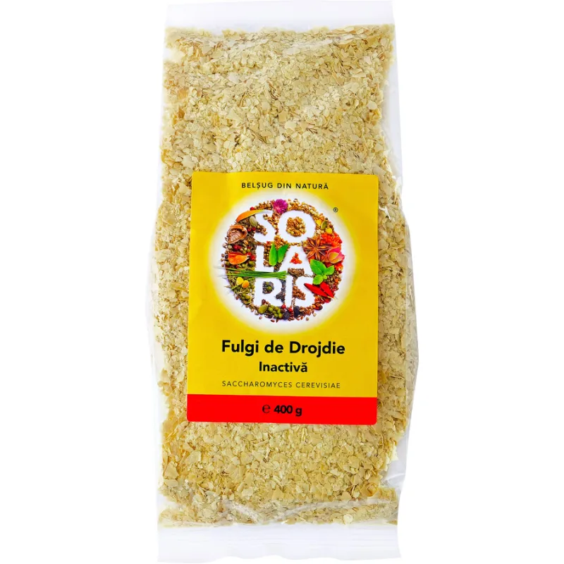Fulgi de Drojdie Inactiva 400g SOLARIS — preț și oferte