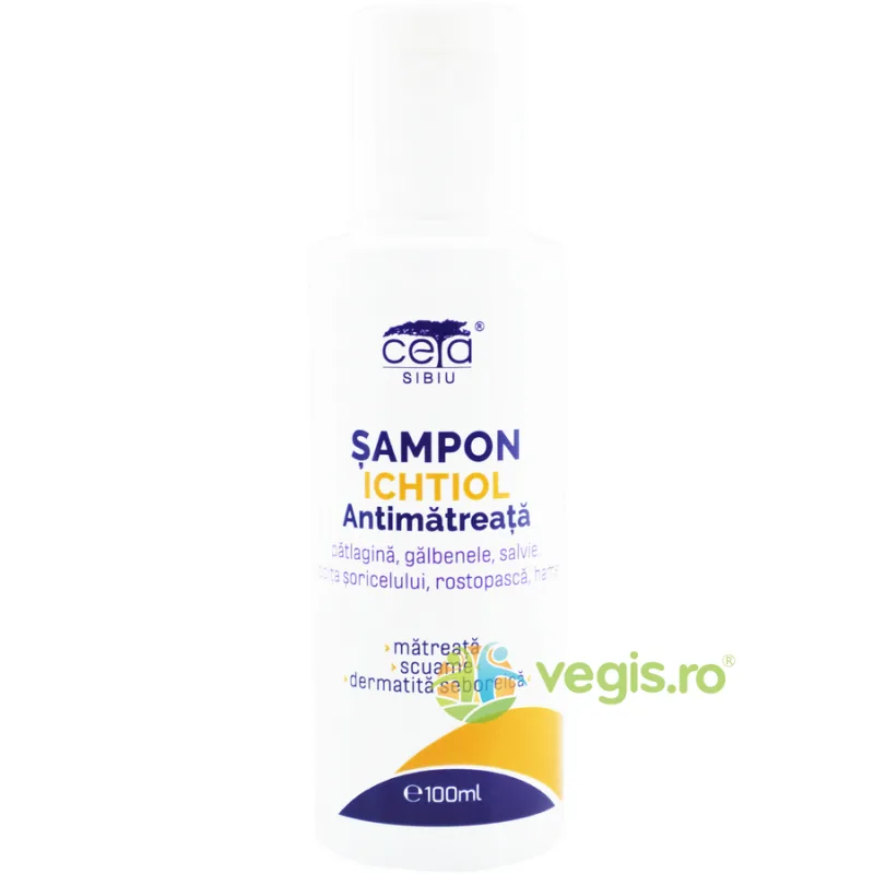 Sampon Antimatreata cu Ichtiol 100ml Ceta Sibiu — preț și oferte