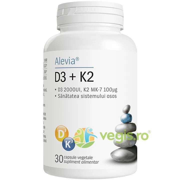 Vitamina D3+K2 30cps ALEVIA — preț și oferte