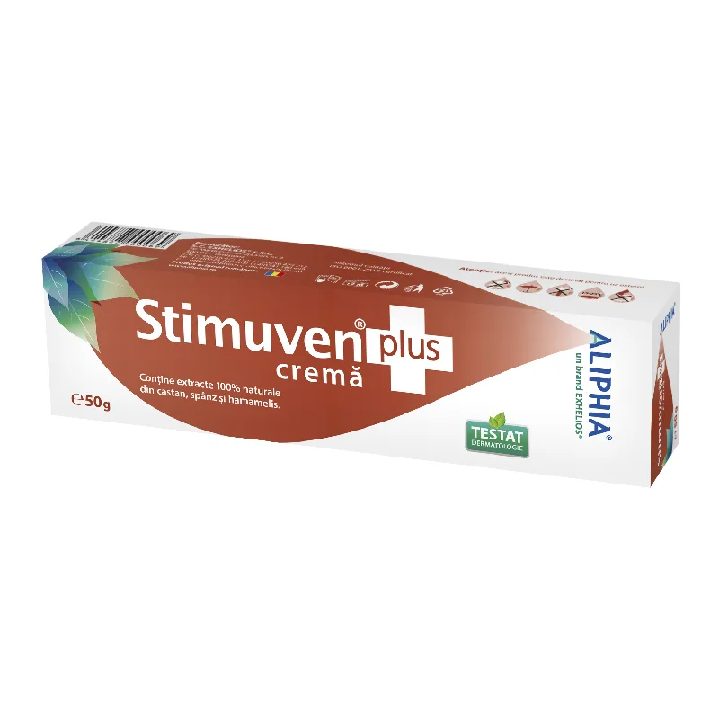 Crema pentru varice Stimuven Plus, 50g, Aliphia — preț și oferte