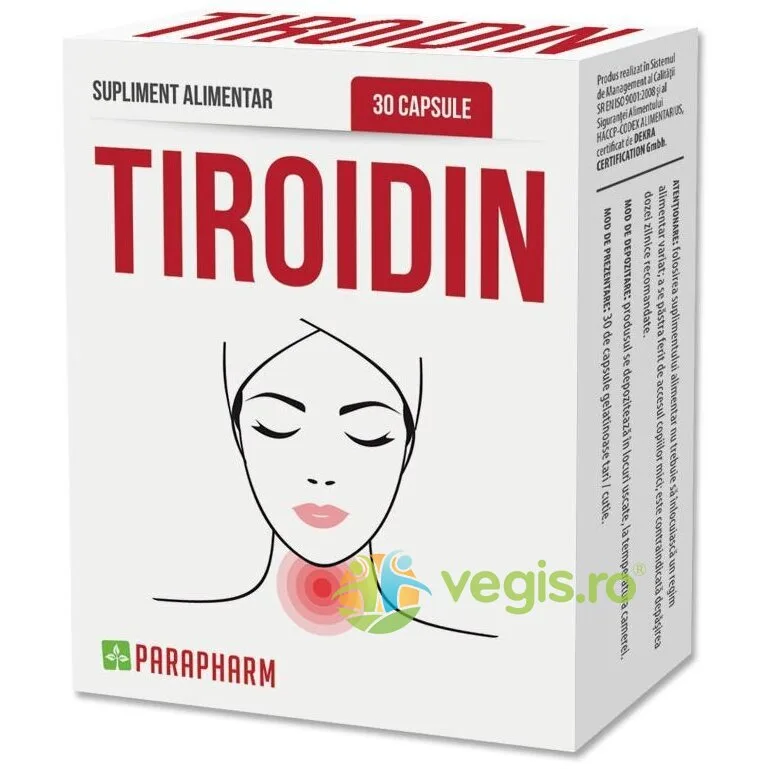 Tiroidin 30cps Quantum Parapharm — preț și oferte