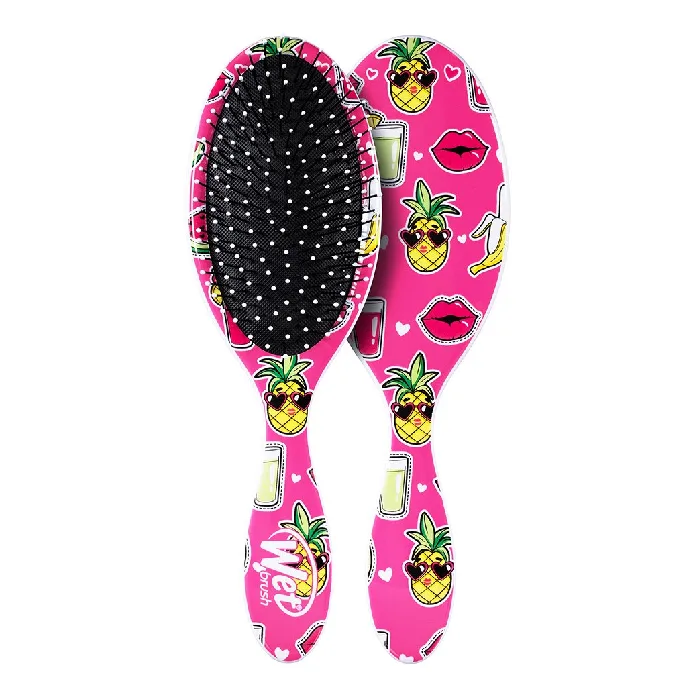 Perie de par mini Happy Hair Smiley Pineapple, Wet Brush — preț și oferte