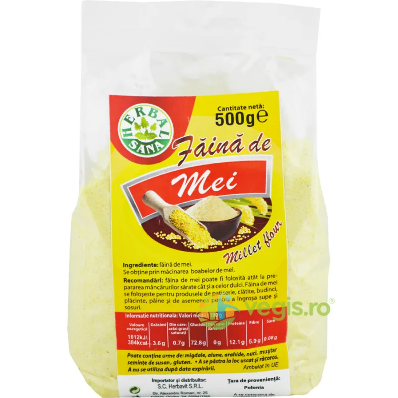 Faina de Mei 500g Herbavit — preț și oferte