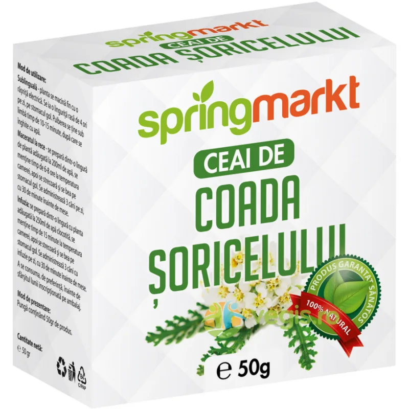 Ceai de Coada Soricelului 50g springmarkt — preț și oferte