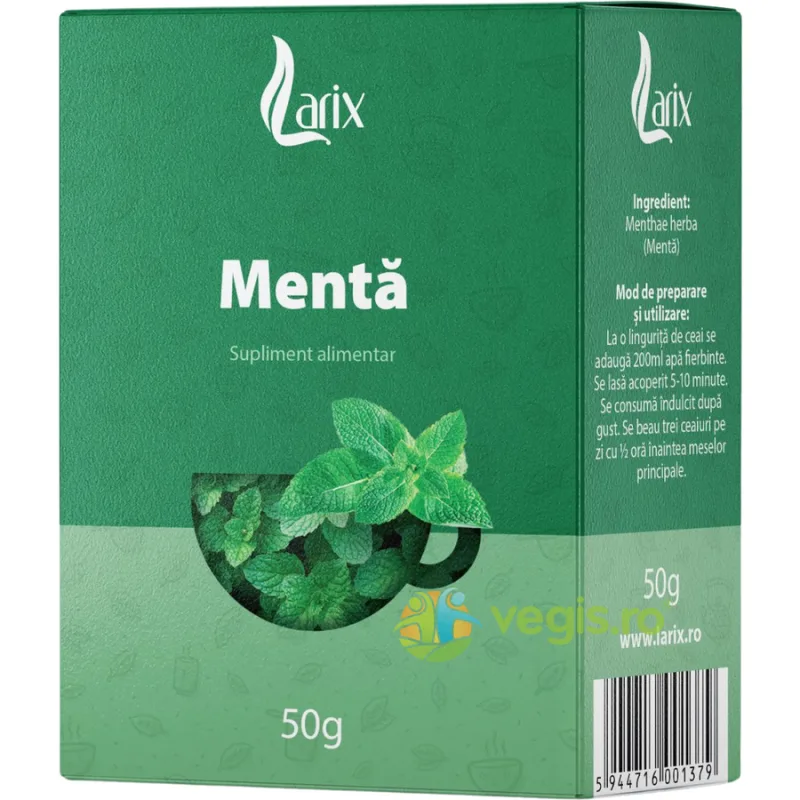 Ceai de Menta 50g Larix — preț și oferte