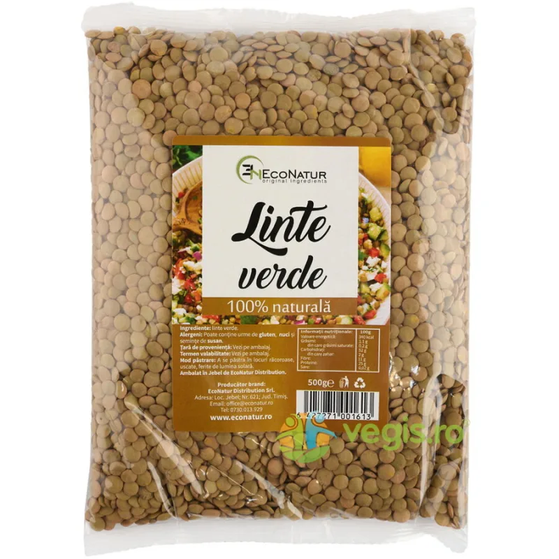 Linte Verde 500g ECONATUR — preț și oferte