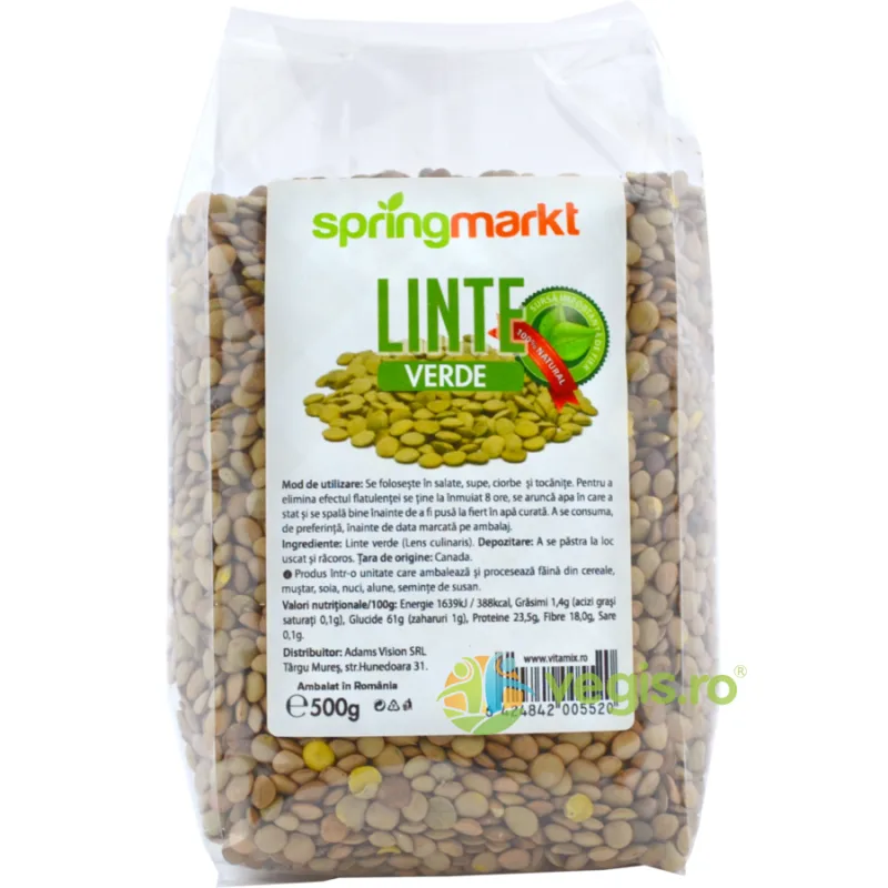 Linte Verde 500g springmarkt — preț și oferte