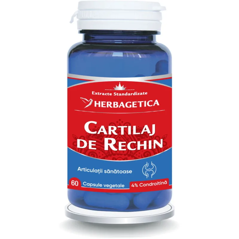 Cartilaj de Rechin 60cps HERBAGETICA — preț și oferte