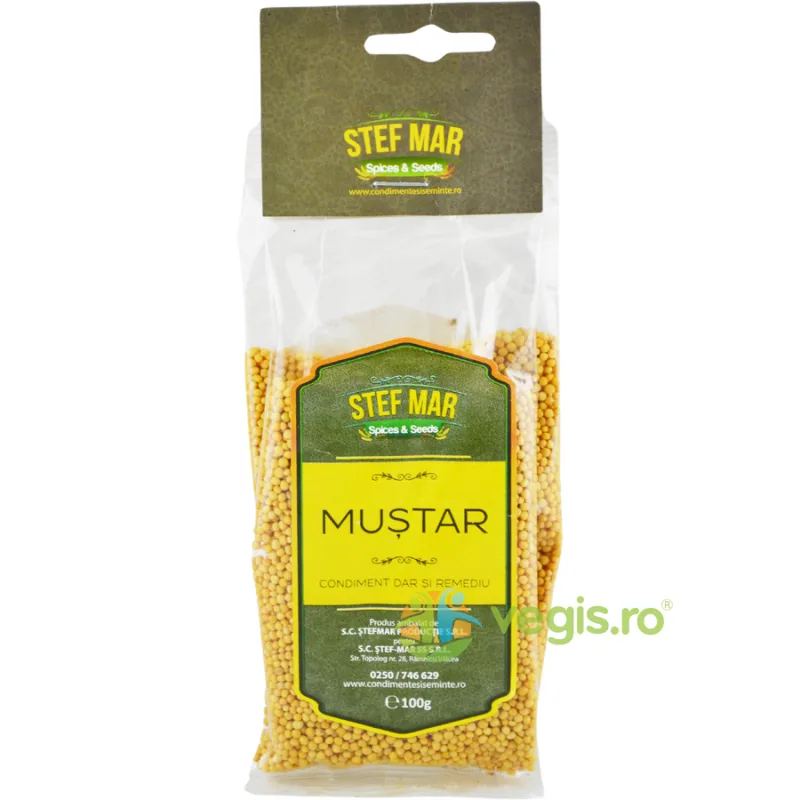 Mustar Boabe 100g Stef Mar — preț și oferte