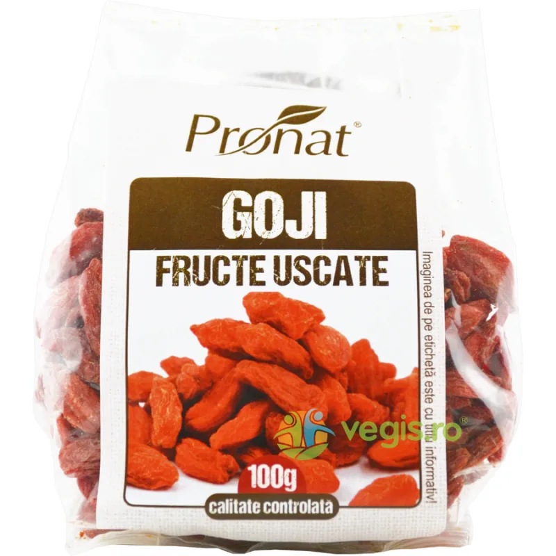 Goji Fructe Uscate Natur 100g PRONAT — preț și oferte