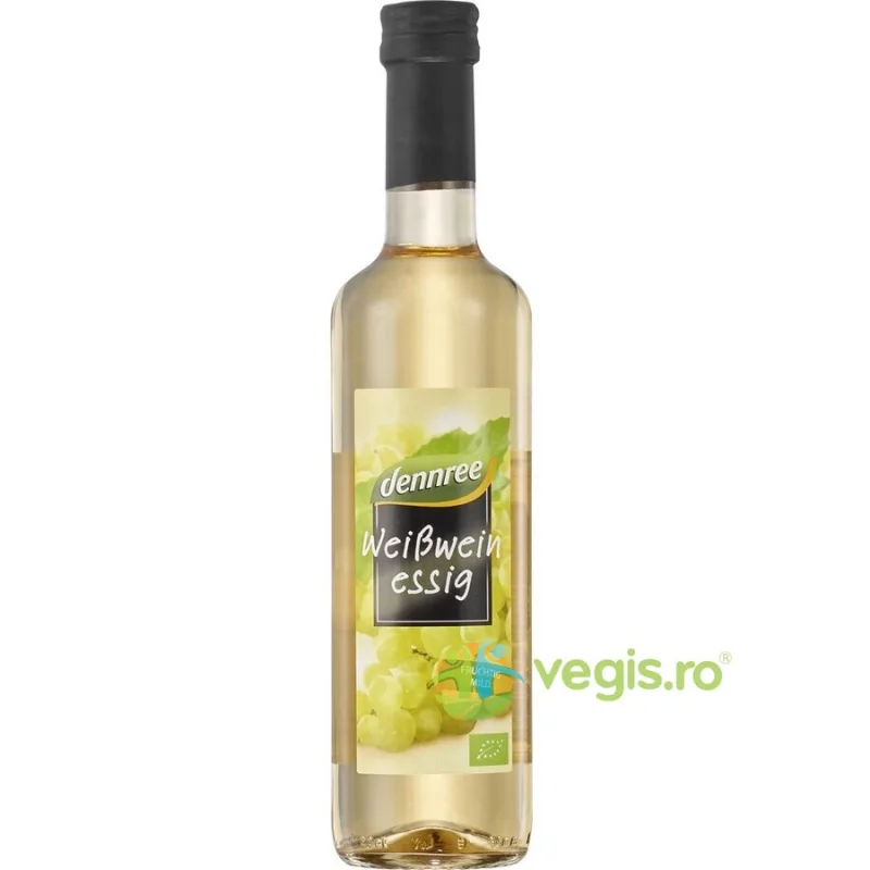 Otet din Vin Alb Ecologic/Bio 500ml Dennree — preț și oferte