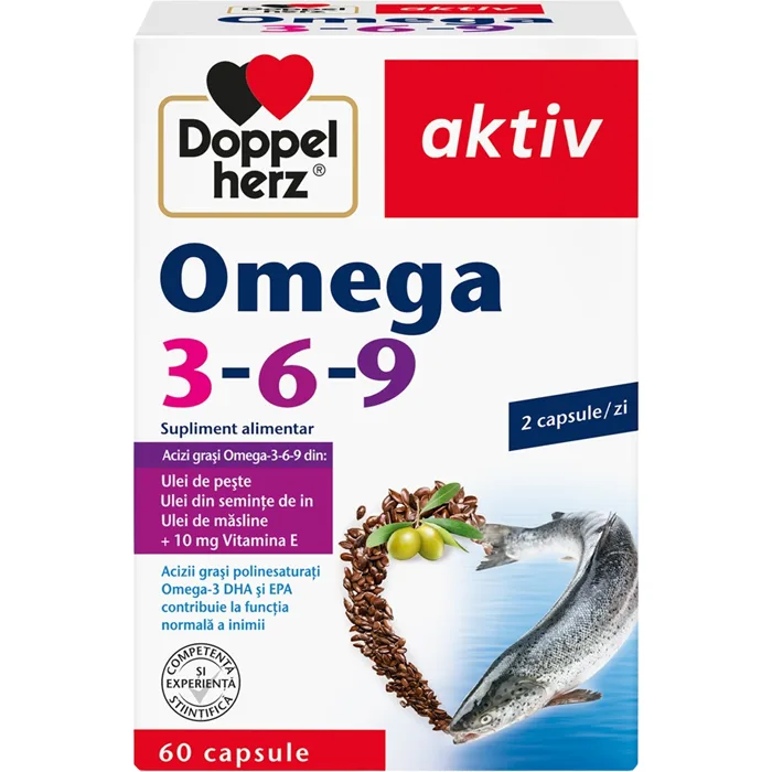 Omega 3-6-9 60cps DOPPELHERZ — preț și oferte