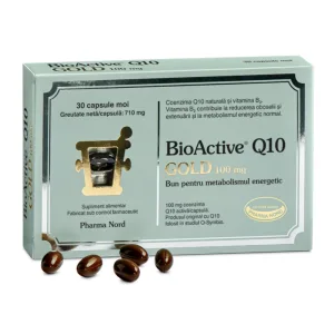 Bio Active Q10 Gold 100 mg, 30 capsule moi, Pharma Nord