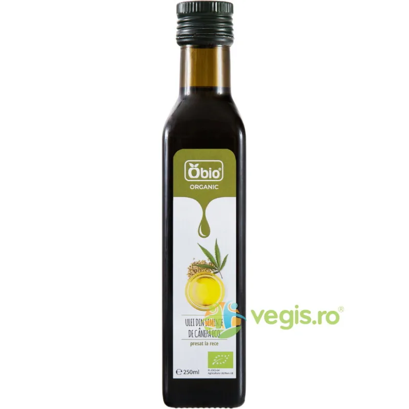 Ulei de Canepa Ecologic/Bio 250ml OBio — preț și oferte