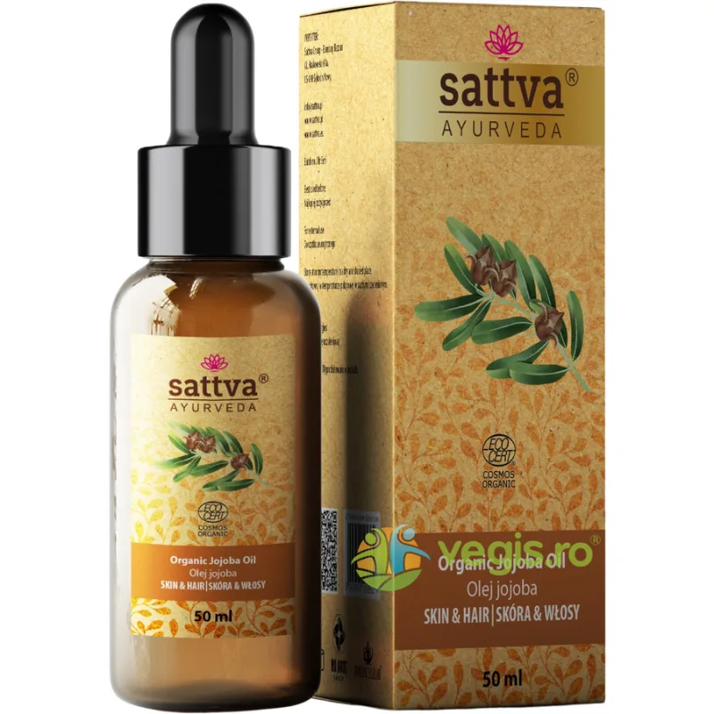 Ulei de Jojoba Bio 50ml Sattva Ayurveda — preț și oferte