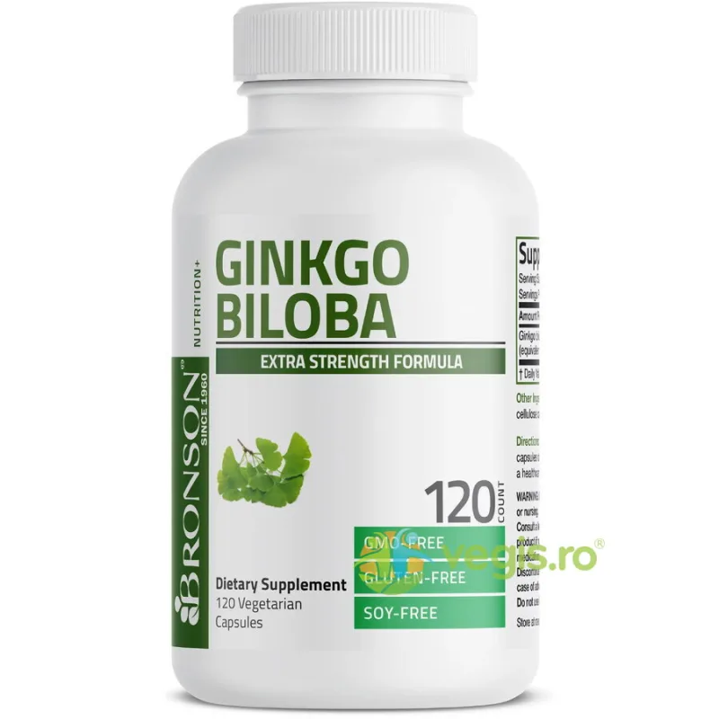 Ginkgo Biloba 120cps BRONSON LABORATORIES — preț și oferte