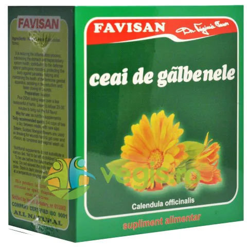 Ceai de Galbenele 50g Favisan — preț și oferte