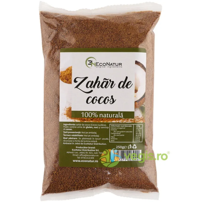 Zahar de Cocos 250g ECONATUR — preț și oferte