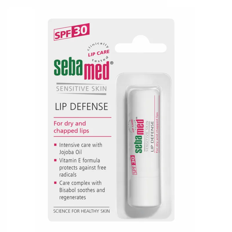 Balsam pentru buze cu SPF 30 Sensitive Skin, 4.8 g, Sebamed — preț și oferte