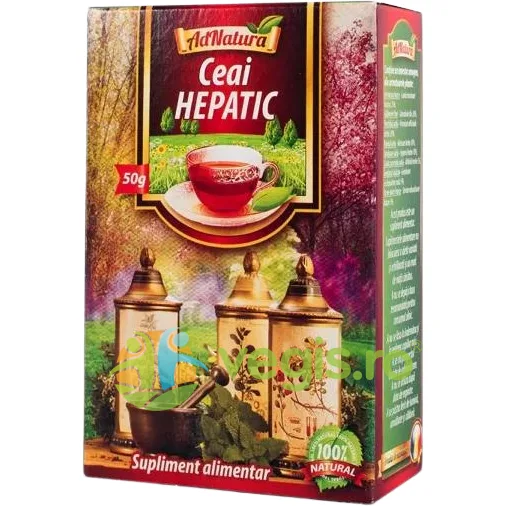 Ceai Hepatic 50g ADNATURA — preț și oferte