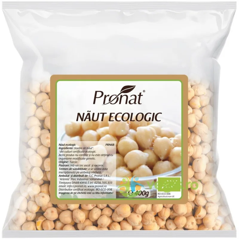 Naut Ecologic/Bio 400g PRONAT — preț și oferte