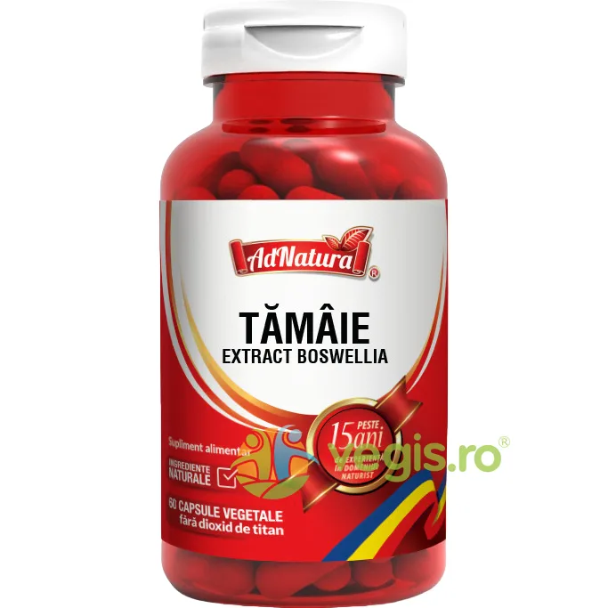 Tamaie Extract Boswellia 60cps ADNATURA — preț și oferte