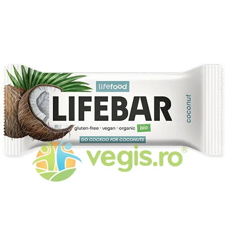 Baton cu Cocos Ecologic/Bio 40g LIFEBAR — preț și oferte