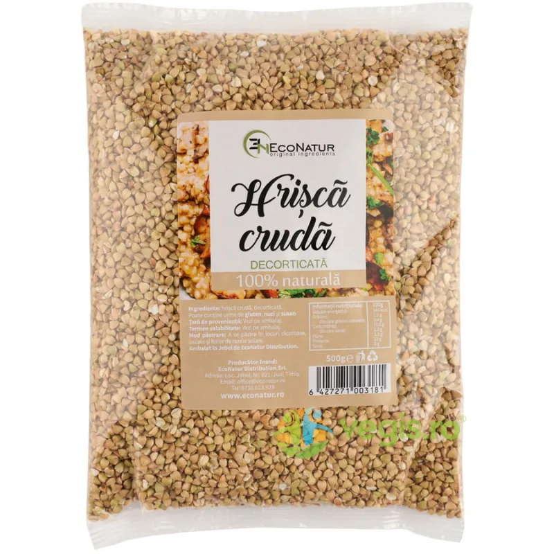 Hrisca Cruda Decorticata 500g ECONATUR — preț și oferte