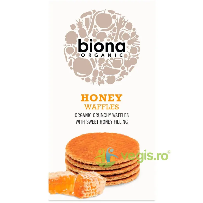 Vafe cu Miere Ecologice/Bio 175g BIONA — preț și oferte