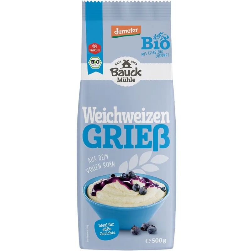 Gris de Grau Demeter Ecologic/Bio 500g BAUCKHOF — preț și oferte