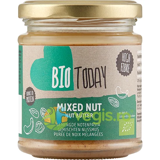 Unt din Mix de Nuci Ecologic/Bio 170g BIO TODAY — preț și oferte