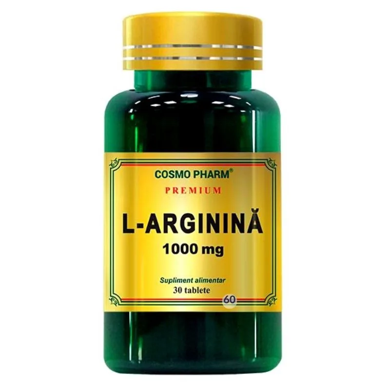 Cosmo L-arginina 1000 mg, 30 tablete COSMO PHARM — preț și oferte