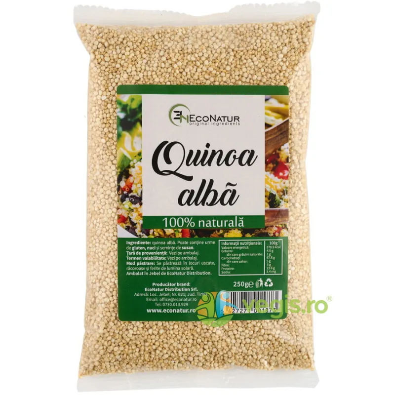 Quinoa Alba 250g ECONATUR — preț și oferte