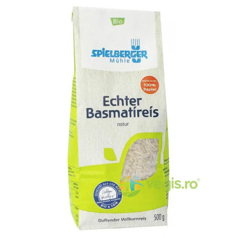 Orez Basmati Integral Ecologic/Bio 500g SPIELBERGER — preț și oferte