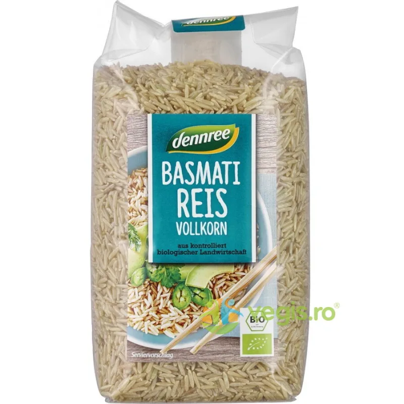 Orez Basmati Integral Ecologic/Bio 500g Dennree — preț și oferte