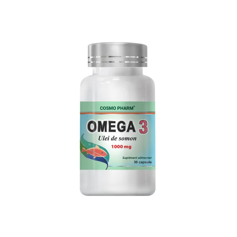 Cosmopharm Omega 3 Ulei de Somon 1000 mg, 30 capsule — preț și oferte