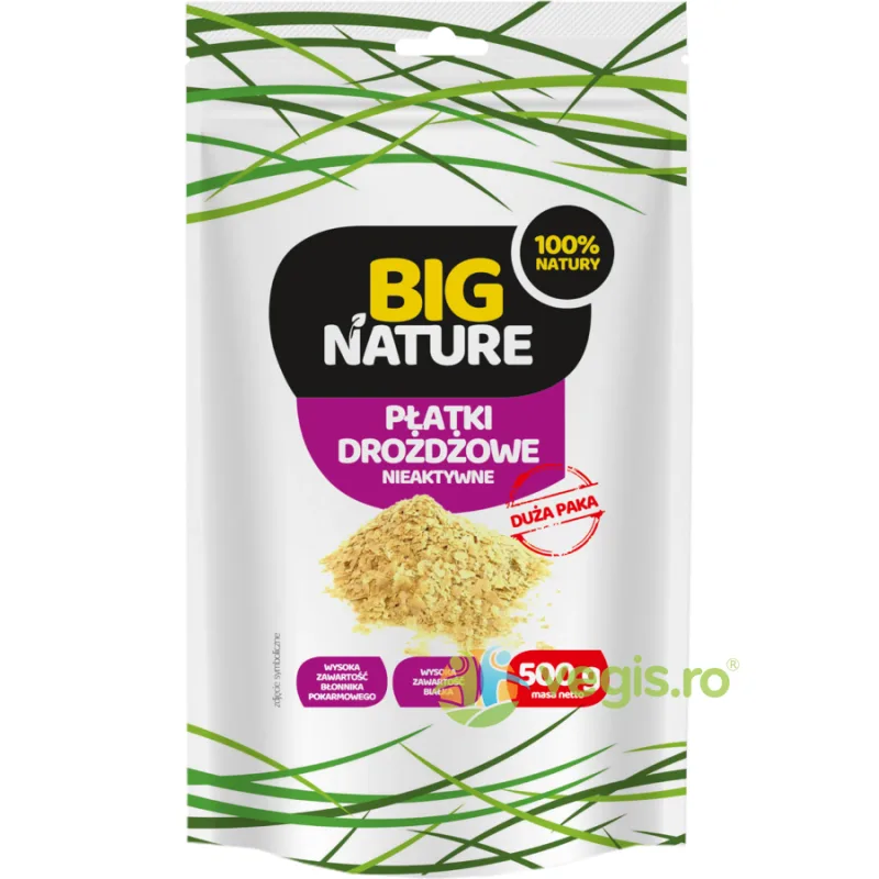 Fulgi de Drojdie Uscata Inactiva 500g BIG NATURE — preț și oferte