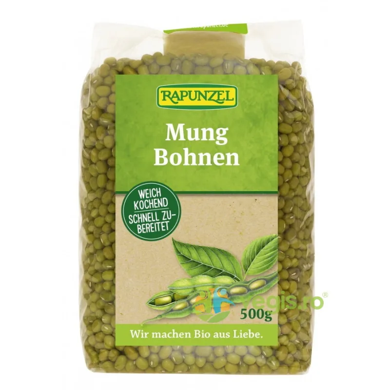 Fasole Mung Ecologica/Bio 500g Rapunzel — preț și oferte