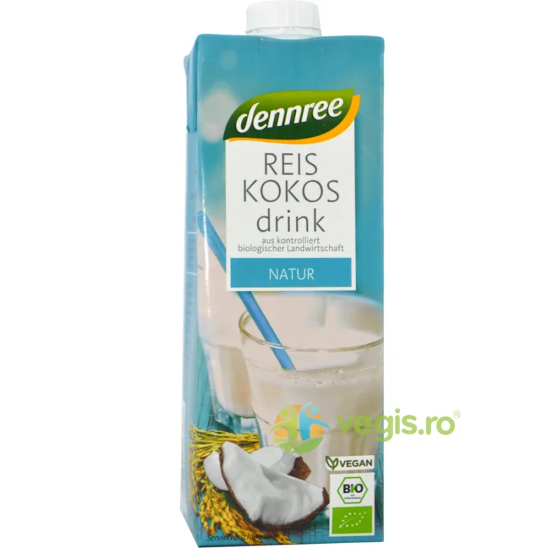 Bautura de Orez cu Cocos Natur Ecologic/Bio 1L Dennree — preț și oferte