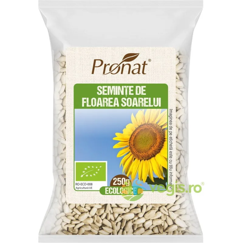 Seminte de Floarea Soarelui Ecologice/Bio 250g PRONAT — preț și oferte