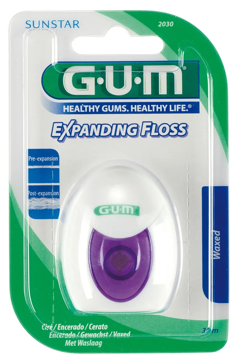Ata dentara Expanding Floss, 30m, 1 bucata, Sunstar Gum — preț și oferte