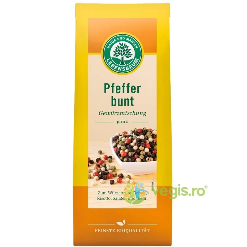 Amestec de Piper Boabe Ecologic/Bio 50g LEBENSBAUM — preț și oferte