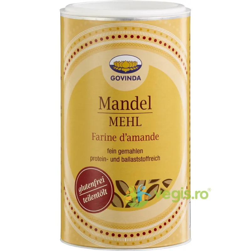 Faina de Migdale fara Gluten Ecologica/Bio 200g GOVINDA — preț și oferte