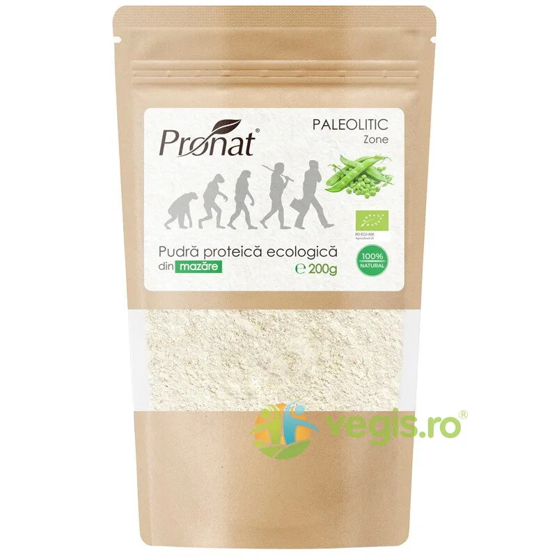 Pudra Proteica din Mazare Ecologica/Bio 200g PRONAT — preț și oferte