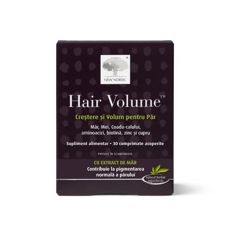 Hair Volume, 30 tablete, New Nordic — preț și oferte