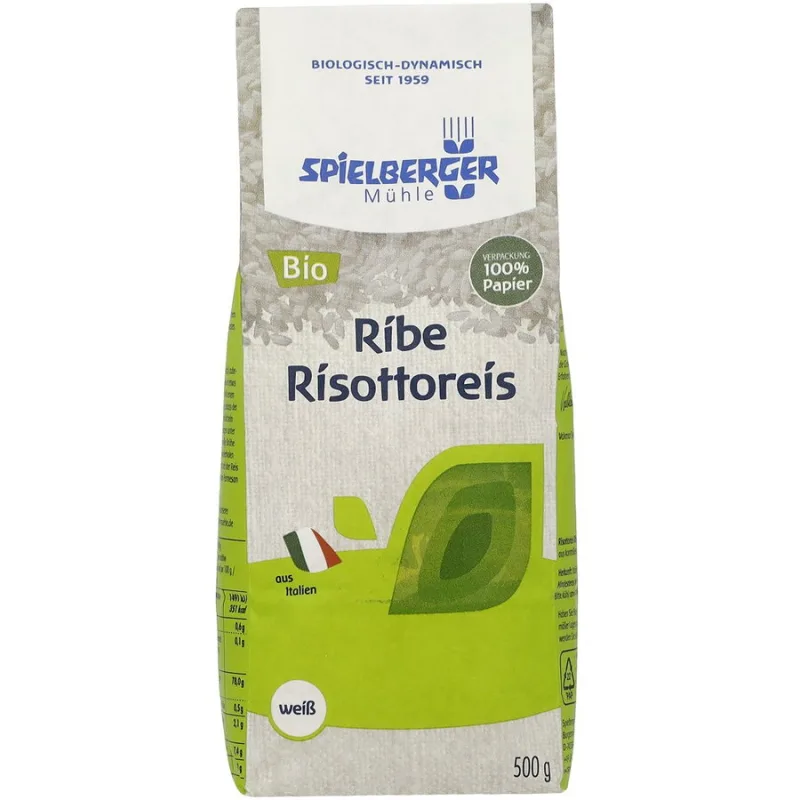 Orez Risotto Alb Ecologic/Bio 500g SPIELBERGER — preț și oferte