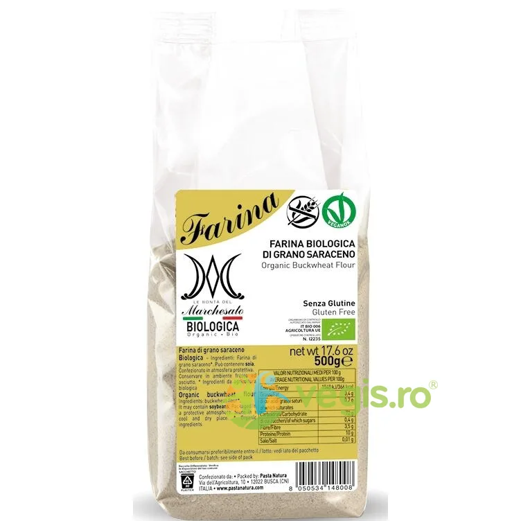 Faina de Hrisca fara Gluten Ecologica/Bio 500g MARCHESATO — preț și oferte