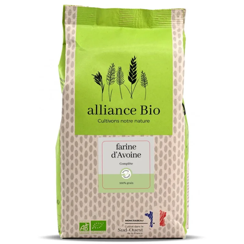 Faina de Ovaz Ecologica/Bio 500g ALLIANCE BIO — preț și oferte