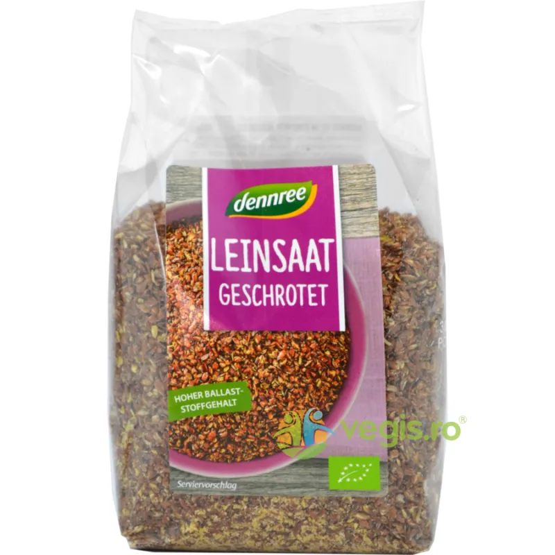 Seminte de In Zdrobite Ecologice/Bio 200g Dennree — preț și oferte
