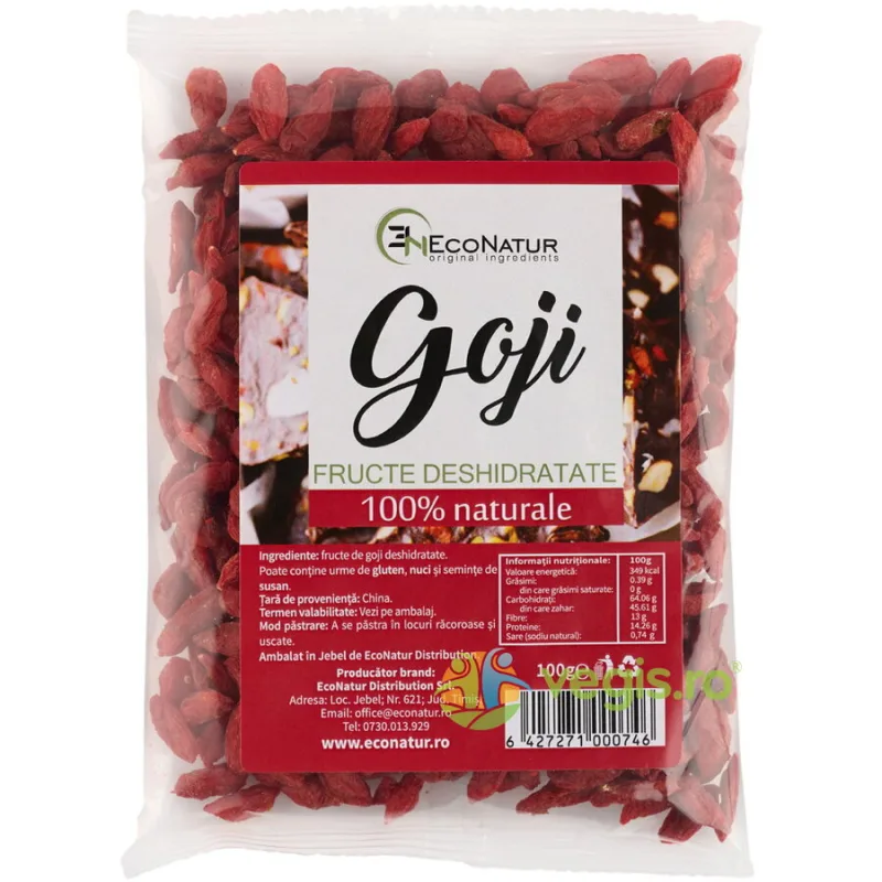 Goji Uscate 100g ECONATUR — preț și oferte